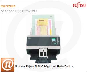 PA03810-B001 - Scanner Fujitsu fi-8190 90ppm A4 Rede Duplex
