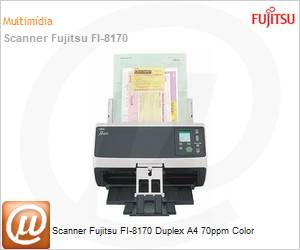 PA03810-B051 - Scanner Fujitsu fi-8170 70ppm 600dpi ADF USB Rede Duplex (Substitui fi-7160)