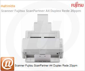 SP1120N - Scanner Fujitsu ScanPartner SP-1120N A4 Duplex Rede 20ppm