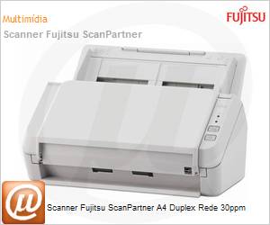 SP1130N - Scanner Fujitsu ScanPartner SP-1130N A4 Duplex Rede 30ppm
