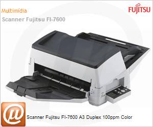 fi-7600 - Scanner Fujitsu fi-7600 100ppm ADF USB Wi-Fi Rede Duplex A3
