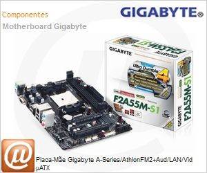GA-F2A55M-S1 - Placa-Me Gigabyte A-Series/AthlonFM2+Aud/LAN/Vid ATX