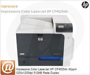 CC494A - Impressora Color LaserJet HP CP4525dn 42ppm 1200x1200dpi 512MB Rede Duplex