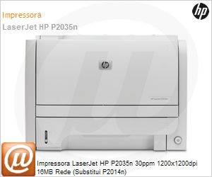 CE462A - Impressora LaserJet HP P2035n 30ppm 1200x1200dpi 16MB Rede (Substitui P2014n)