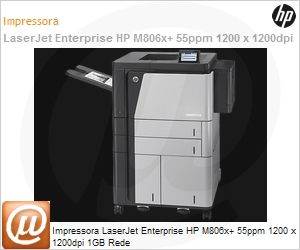 CZ245A - Impressora LaserJet Enterprise HP M806x+ 55ppm 1200 x 1200dpi 1GB Rede