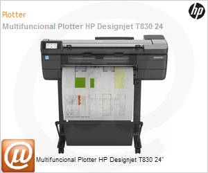 F9A28D - Plotter Multifuncional HP DesignJet T830 MFP 24" (Impresso, Cpia e Digitalizao) 2400x1200dpi A4, A3, A2, A1 Rede Wi-Fi Rolo Pedestal 