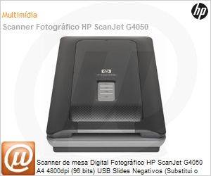 L1957A - Scanner de mesa Digital Fotogrfico HP ScanJet G4050 A4 4800dpi (96 bits) USB Slides Negativos (Substitui o 4890)