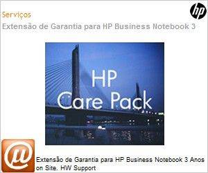 U4391E - Extenso de Garantia para HP Business Notebook 3 Anos on Site. HW Support 
