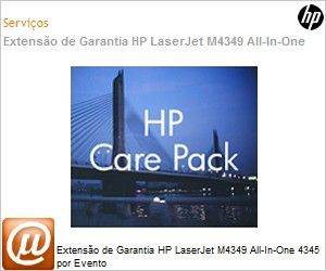 UA326E - Extenso de Garantia HP LaserJet M4349 All-In-One 4345 por Evento 
