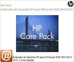 UG245E - Extenso de Garantia HP para OfficeJet 4255 5610 6310 7310. 2 Anos Balco 