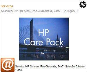 UN353PE - Servio HP On site, Ps-Garantia, 24x7, Soluo 6 horas, 1 ano. 