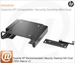 13L67AA - Suporte HPE Desktop PC Security Desktop Mini Dual VESA Sleeve v3