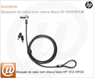 1AJ39AA - Bloqueio do cabo com chave Nano HPE 1012 HPCM