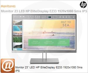 1FH46A8 - Monitor 23" LED HP EliteDisplay E233 1920x1080 5ms IPS