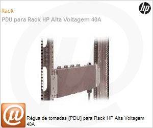 252663-B21 - Rgua de tomadas [PDU] para Rack HP Alta Voltagem 40A