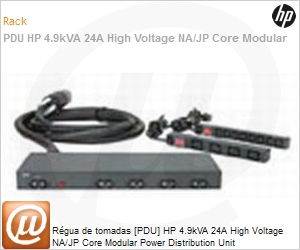 252663-D74 - Rgua de tomadas [PDU] HP 4.9kVA 24A High Voltage NA/JP Core Modular Power Distribution Unit
