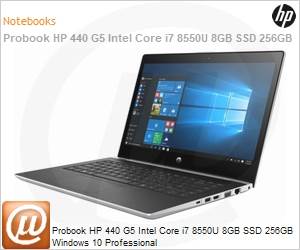 3FA62LA - Probook HP 440 G5 Intel Core i7 8550U 8GB SSD 256GB Windows 10 Professional