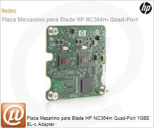 447883-B21 - Placa Mezanino para Blade HP NC364m Quad-Port 1GBE BL-c Adapter