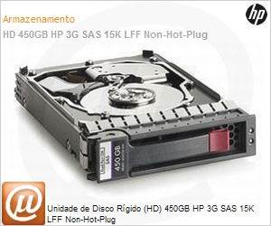 454234-B21 - Unidade de Disco Rgido (HD) 450GB HP 3G SAS 15K LFF Non-Hot-Plug