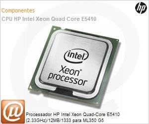 458267-B21 - Processador HP Intel Xeon Quad-Core E5410 (2.33GHz)/12MB/1333 para ML350 G5