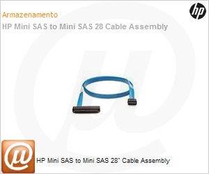 496013-B21 - HP Mini SAS to Mini SAS 28" Cable Assembly