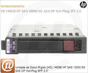 507125-B21 - Unidade de Disco Rgido (HD) 146GB HP SAS 10000 6G SAS DP Hot-Plug SFF 2.5"