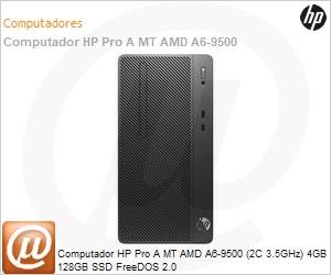 5CL91LA-AC4 - Desktop-PC HP Pro A MT AMD A6-9500 (2C 3.5GHz) 4GB 128GB SSD FreeDOS 2.0