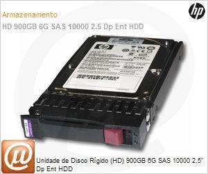 619291-B21 - Unidade de Disco Rgido (HD) 900GB 6G SAS 10000 2.5" Dp Ent HDD