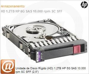 697574-B21 - Unidade de Disco Rgido (HD) 1.2TB HP 6G SAS 10.000 rpm SC SFF (2,5")
