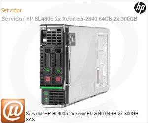 735151-B21 - Servidor HP BL460c 2x Xeon E5-2640 64GB 2x 300GB SAS