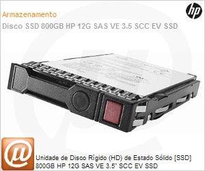 762270-B21 - Unidade de Disco Rgido (HD) de Estado Slido [SSD] 800GB HP 12G SAS VE 3.5" SCC EV SSD