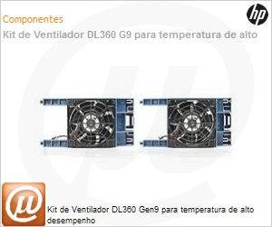 766201-B21 - Kit de Ventilador DL360 Gen9 para temperatura de alto desempenho