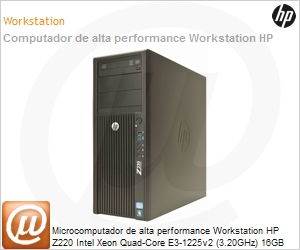 A8X11AV - Desktop-PC de alta performance Workstation HP Z220 Intel Xeon Quad-Core E3-1225v2 (3.20GHz) 16GB 1TB DVD-RW Windows 7 Professional
