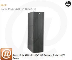 AF001A - Rack 19 de 42U HP 10642 G2 Fechado Pallet 10000 Series