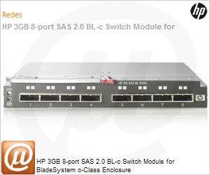 AJ864A - HP 3GB 8-port SAS 2.0 BL-c Switch Module for BladeSystem c-Class Enclosure