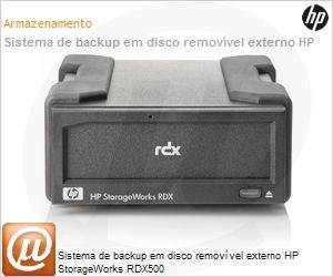 AJ935A - Sistema de backup em disco removvel externo HP StorageWorks RDX500