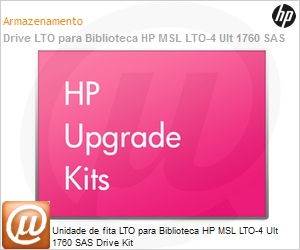 AK383B-Enc - Unidade de fita LTO para Biblioteca HP MSL LTO-4 Ult 1760 SAS Drive Kit