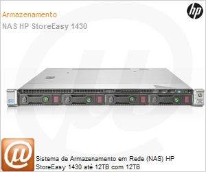 B7D90A - Sistema de Armazenamento em Rede (NAS) HP StoreEasy 1430 at 12TB com 12TB