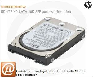 B8X20AA - Unidade de Disco Rgido (HD) 1TB HP SATA 10K SFF para workstation