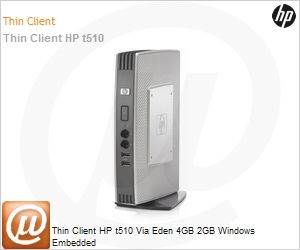 E4S27AA - Thin Client HP t510 Via Eden 4GB 2GB Windows Embedded