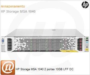 E7W03A - HP Storage MSA 1040 2 portas 10GB LFF DC