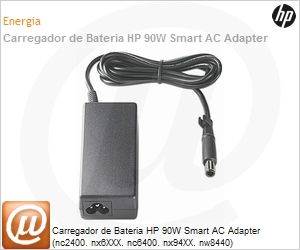 ED495AA - Carregador de Bateria HP 90W Smart AC Adapter (nc2400. nx6XXX. nc6400. nx94XX. nw8440)