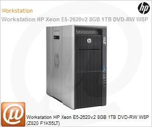F1K55LT - Workstation HP Xeon E5-2620v2 8GB 1TB DVD-RW W8P (Z820 F1K55LT)