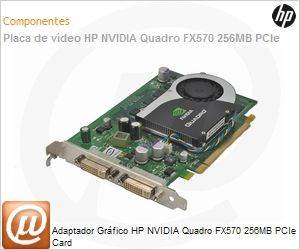 GR521AA - Adaptador Grfico HP NVIDIA Quadro FX570 256MB PCIe Card