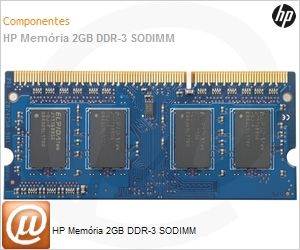H2P63AA - HP Memria 2GB DDR-3 SODIMM