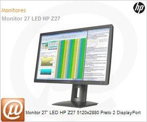 J3G14A4 - Monitor 27" LED HP Z27 5120x2880 Preto 2 DisplayPort