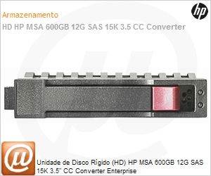 J9V70A - Unidade de Disco Rgido (HD) 600GB HP MSA 12G SAS 15K 3.5" CC Converter Enterprise