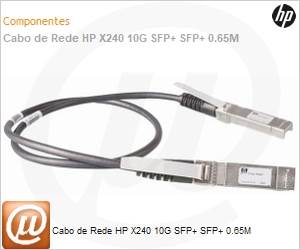 JH693A - Cabo de Rede HP X240 10G SFP+ SFP+ 0.65M