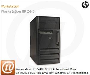 L0P16LA - Workstation HP Z440 L0P16LA Xeon Quad Core E5-1620v3 8GB 1TB DVD-RW Windows 8.1 Professiona 64 bits downgrade para Windows 7 Professional 64 bits