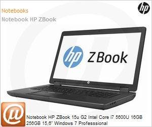 L9H40LT - Notebook HP ZBook 15u G2 Intel Core i7 5600U 16GB 256GB 15,6" Windows 7 Professsional